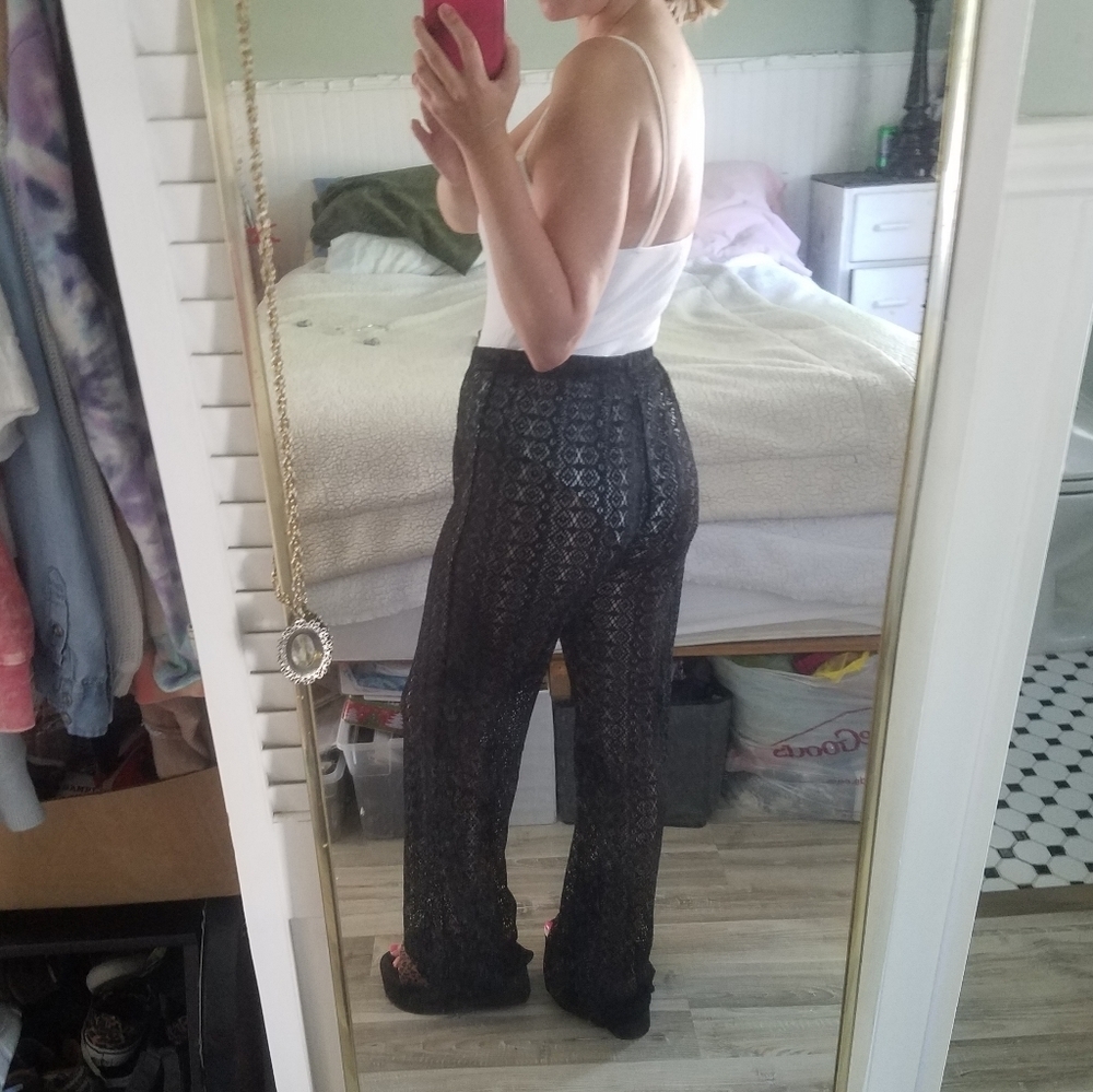 Venus Black mesh beach pant - Picture 4 of 9